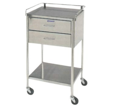 MEDICINE TROLLEY - 2 DRAWERS